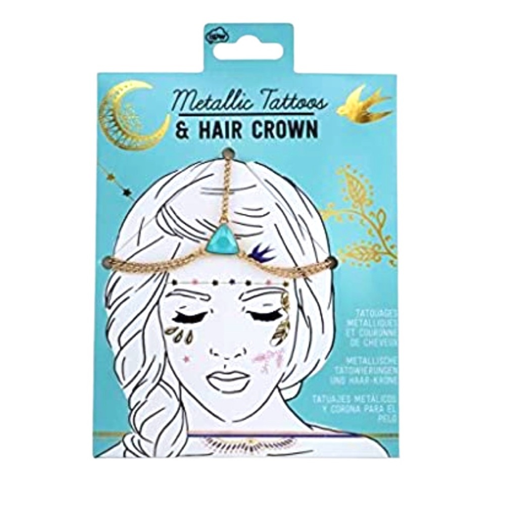 TATTOOS & HAIR CROWN NWT - Picture 5 of 5